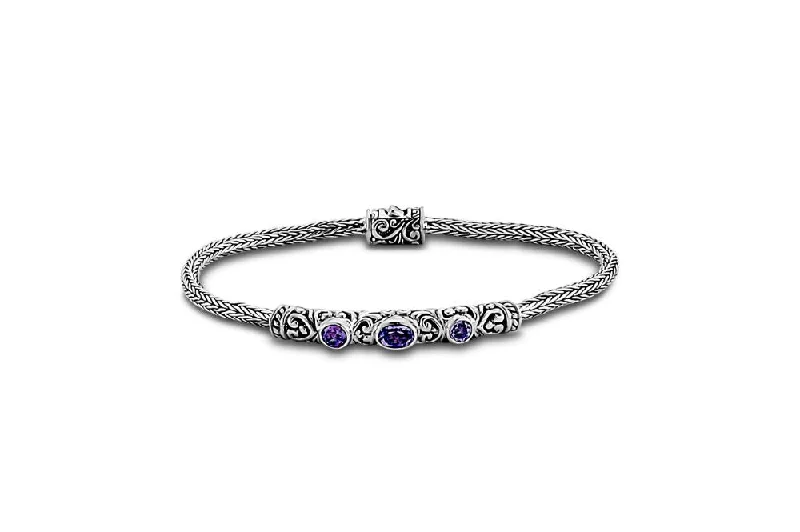 vintage-inspired watches for men-Agam Bracelet- Amethyst