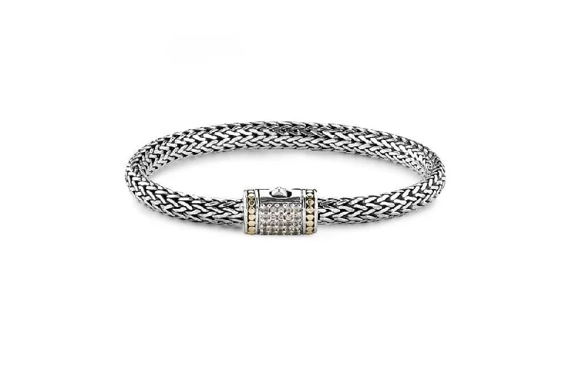 stylish timepieces for casual wear-Kuta Bracelet 6x8MM- White Sapphire