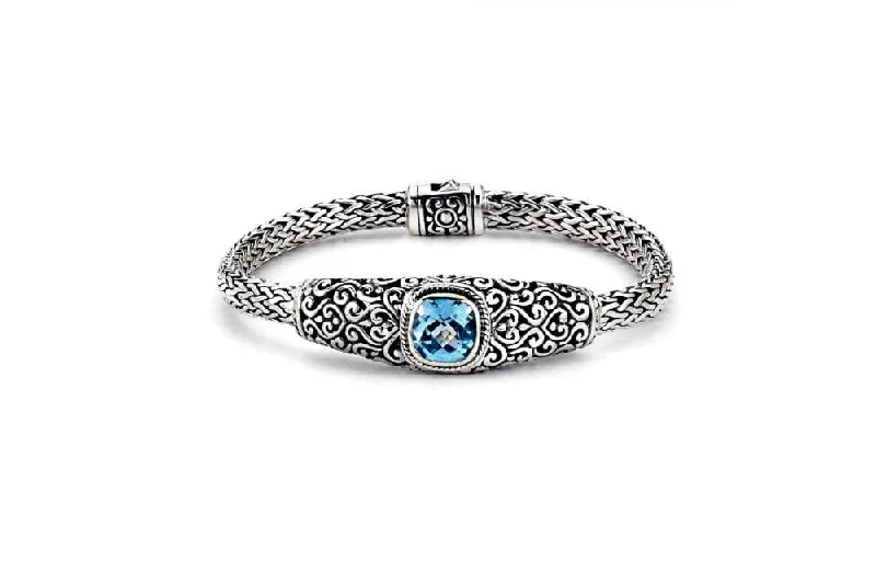 best watches for professionals with chronograph functions-Meghan Bracelet- Blue Topaz