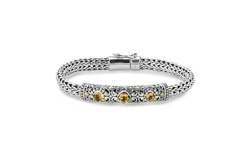 fashion watches for teen girls-Trilang Bracelet- Citrine