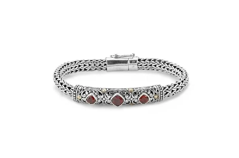 luxury automatic watches for men-Trilang Bracelet- Garnet