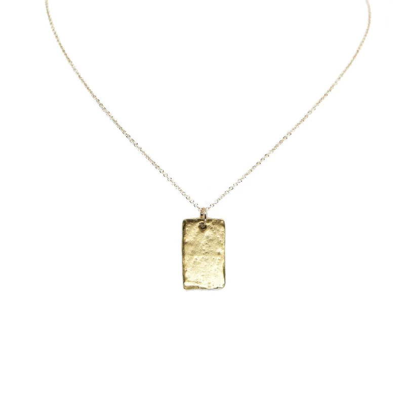 unique pendant necklace for men-The Golden Girl Necklace