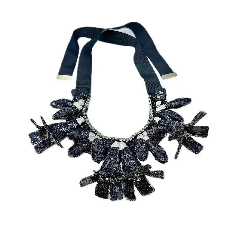 men’s silver chain necklace-Etro Bib  Necklace