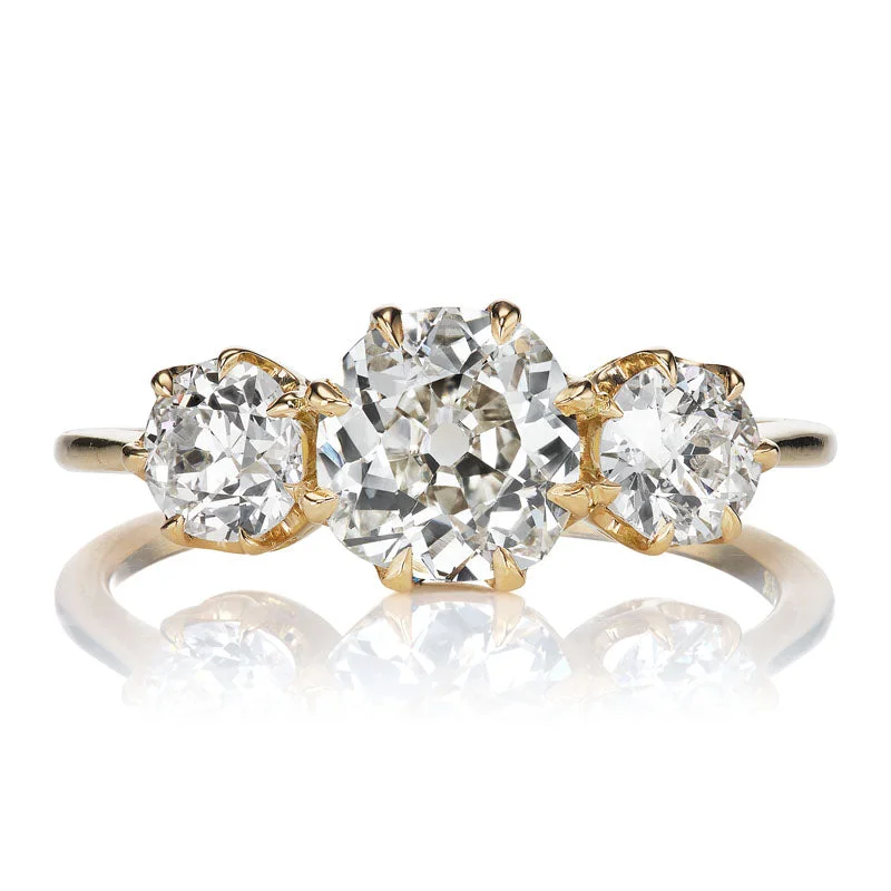 cushion cut engagement rings-Marielle 0.98