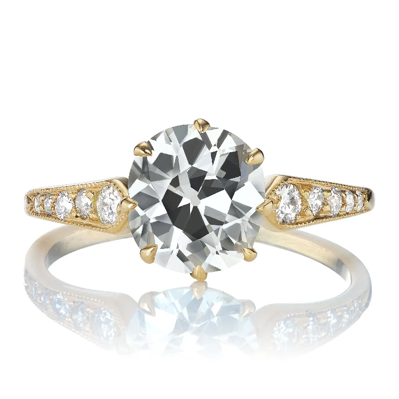 rings for women with square diamonds-Alix 1.48