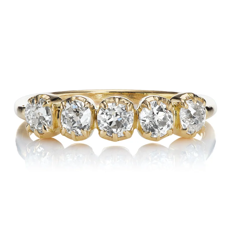 affordable wedding rings-Andria Band 0.89