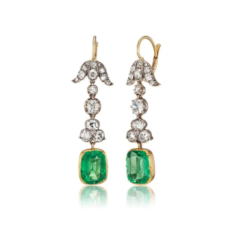 Rhinestone earrings -Noah