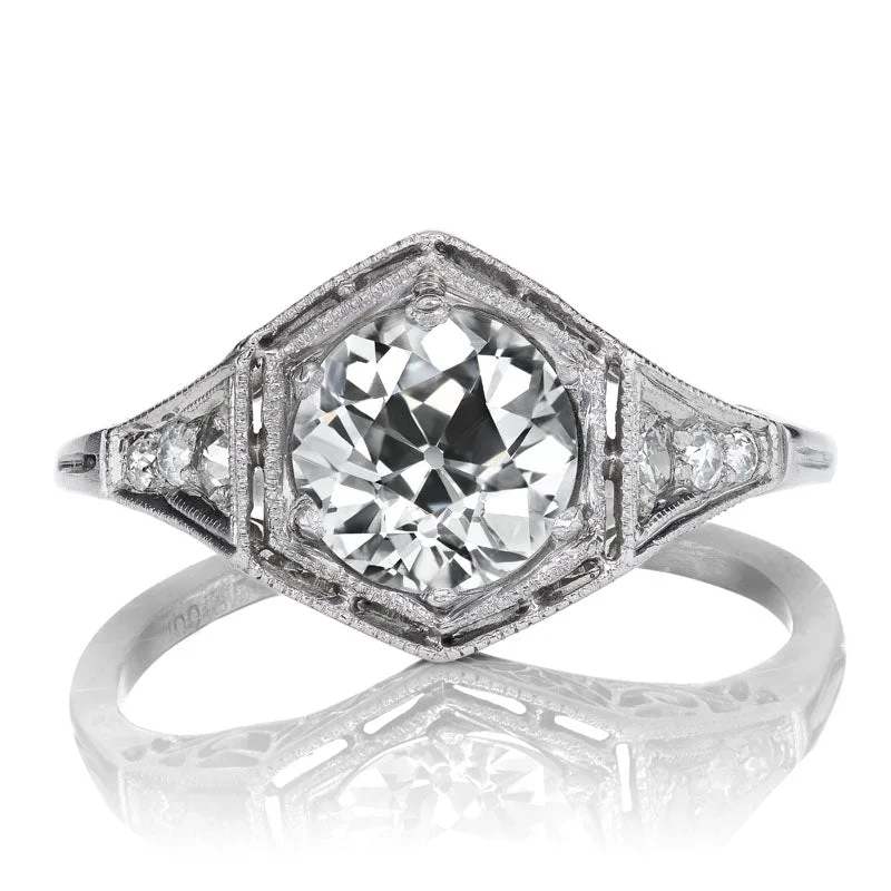 engagement rings with vintage settings for men-Murphy