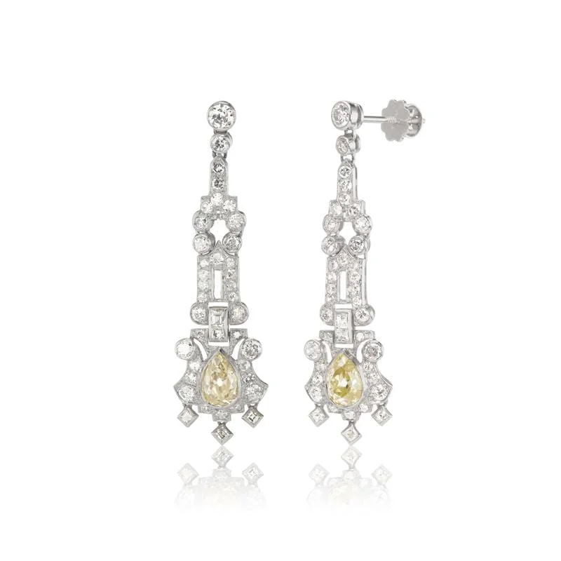 Vintage earrings for women -Lucielle