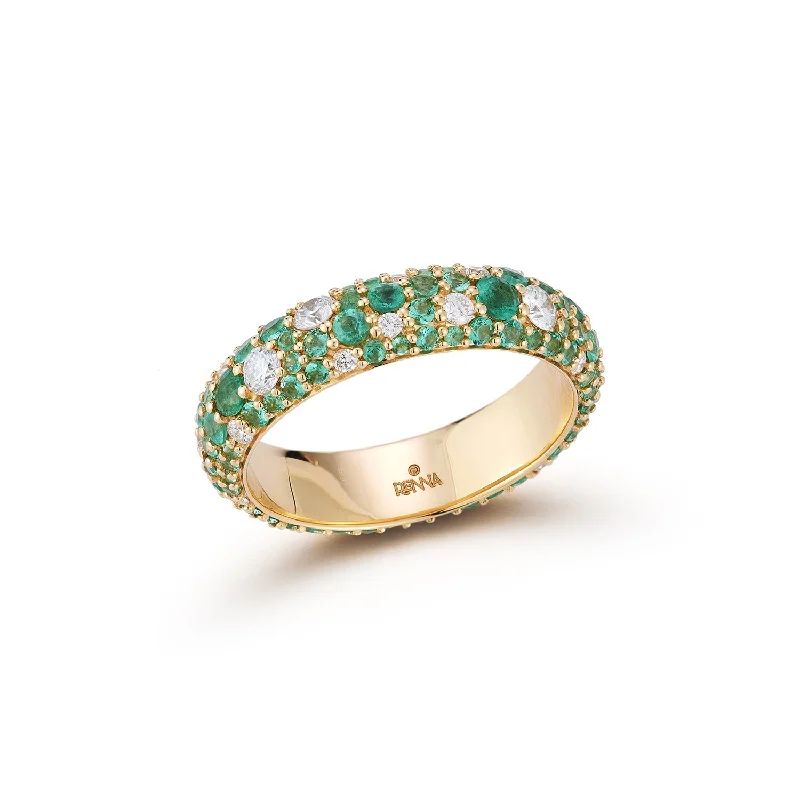 women’s rings with heart diamonds-Tidepool Ring - Emerald