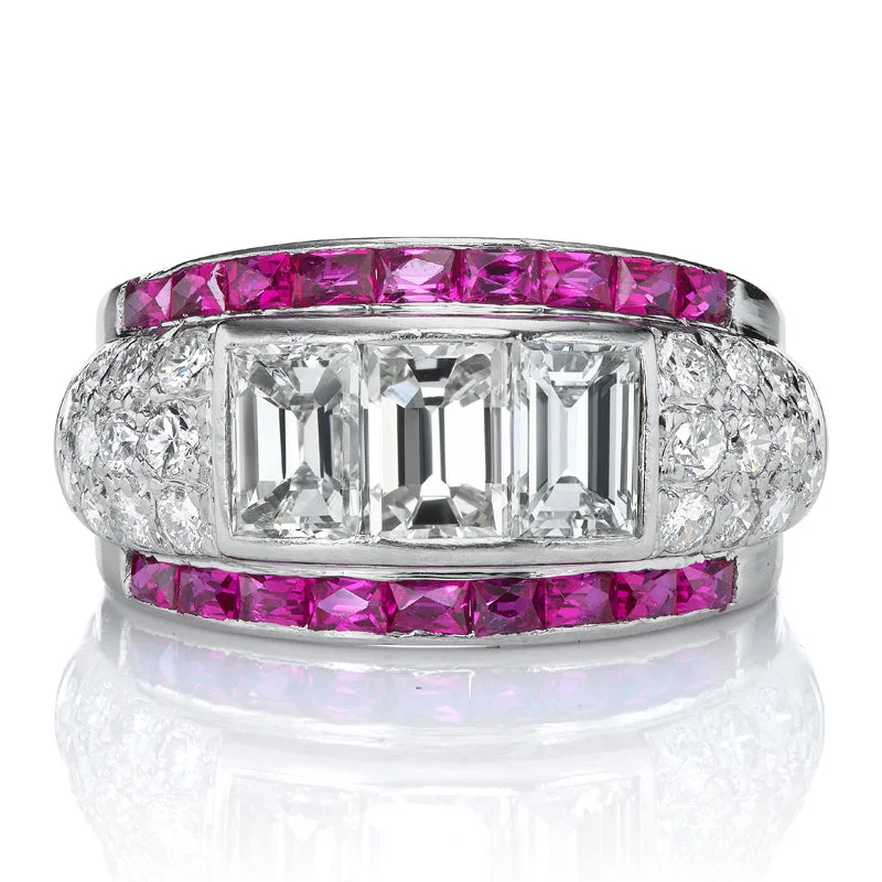 diamond eternity rings-Gladys