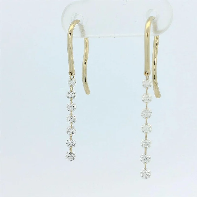 Elegant earrings for evening wear -Diamond Earring