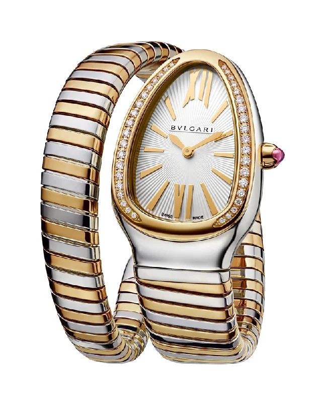 watches for women with crystal-encrusted designs-SERPENTI TUBOGAS WATCH