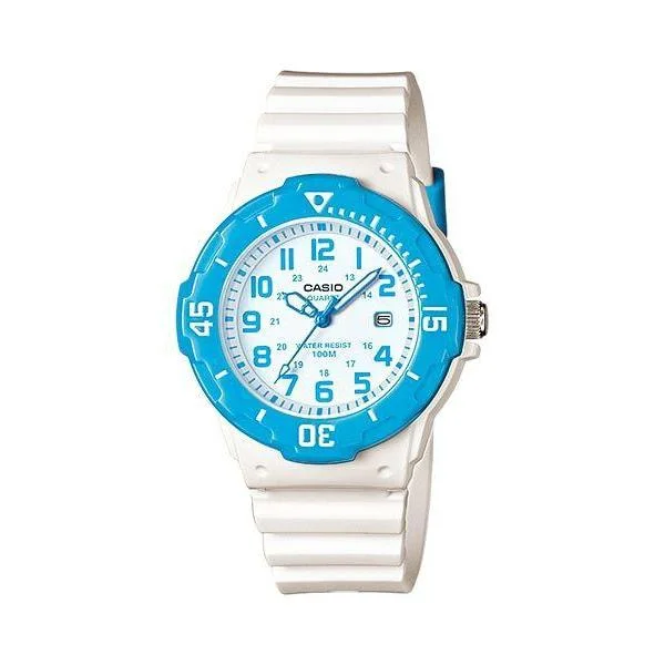 classic wristwatches for women under 100-CASIO STANDARD COLLECTION WOMENS 100M - LRW-200H-2BVDF