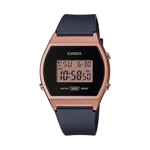 solar-powered sport watches for men-CASIO STANDARD COLLECTION WOMENS 50M - LW-204-1ADF