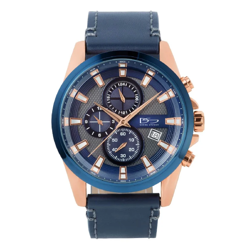 stylish watches for men with silver bands-Contender Blue Watch