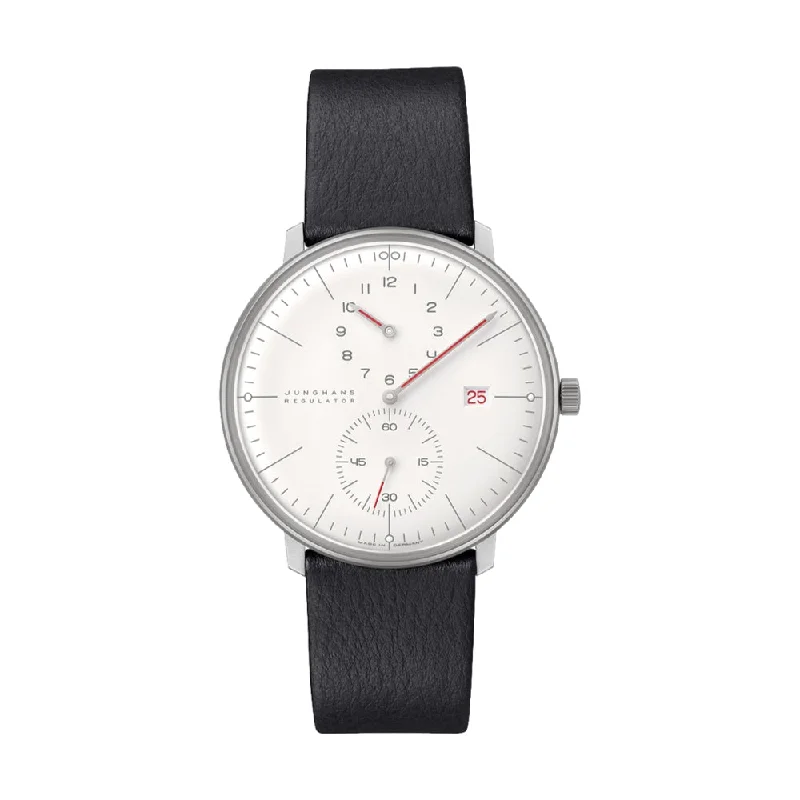 watches with luminous hands for visibility-Max Bill Regulator Bauhaus