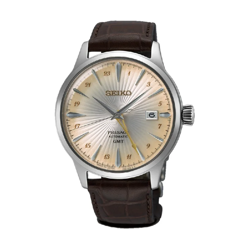 budget watches for men under 100-Presage Cocktail Time GMT SSK041