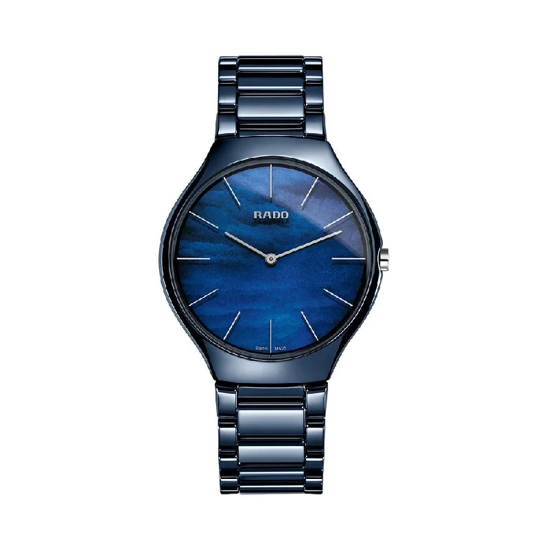 sleek design watches for men-Rado True Thinline R27005902 Women Watch