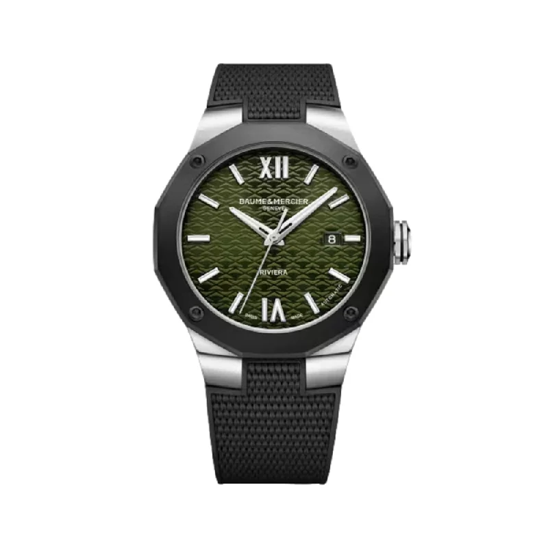 stylish watches with multi-functional features for men-Riviera 10763 Automatic 42mm - Green