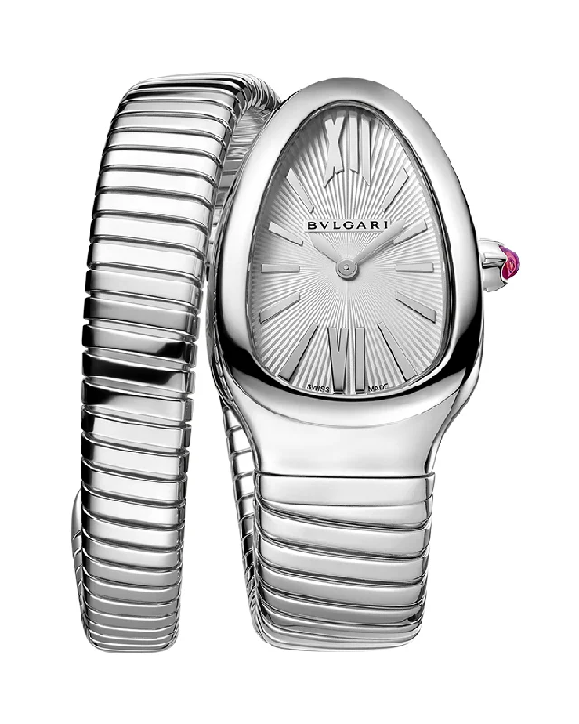 women’s watch with silicone strap-SERPENTI TUBOGAS WATCH