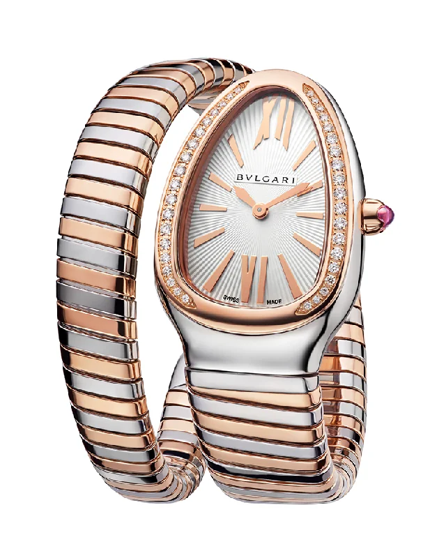 watches for men with stainless steel bands-SERPENTI TUBOGAS WATCH