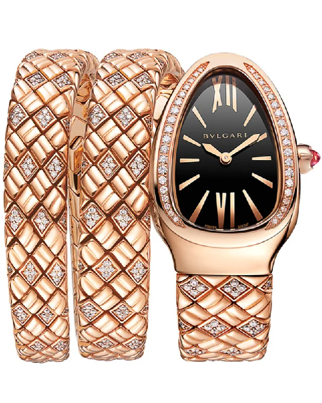 stylish watches with smooth stainless steel bands-Serpenti Spiga Watch