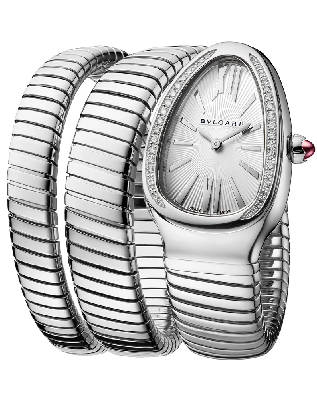 casual stainless steel watches for men-SERPENTI TUBOGAS WATCH