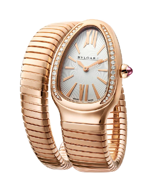 stylish watches for women under 100-SERPENTI TUBOGAS WATCH