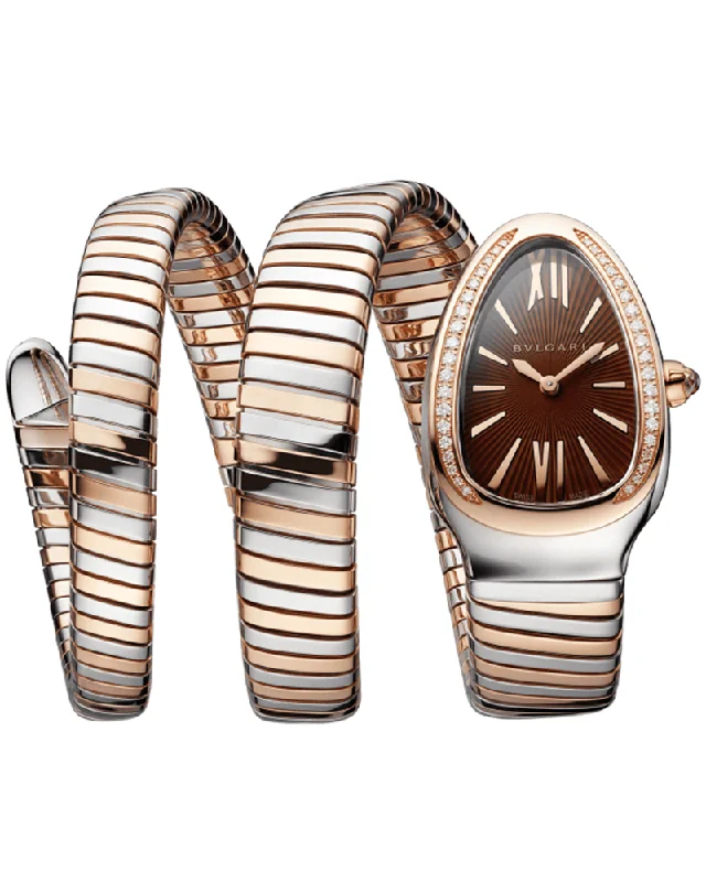 trendy sporty watches for men-SERPENTI TUBOGAS WATCH