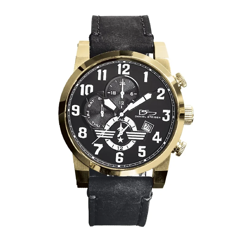 oversized watches with bold design-Arlington: The Airforce Gold Watch