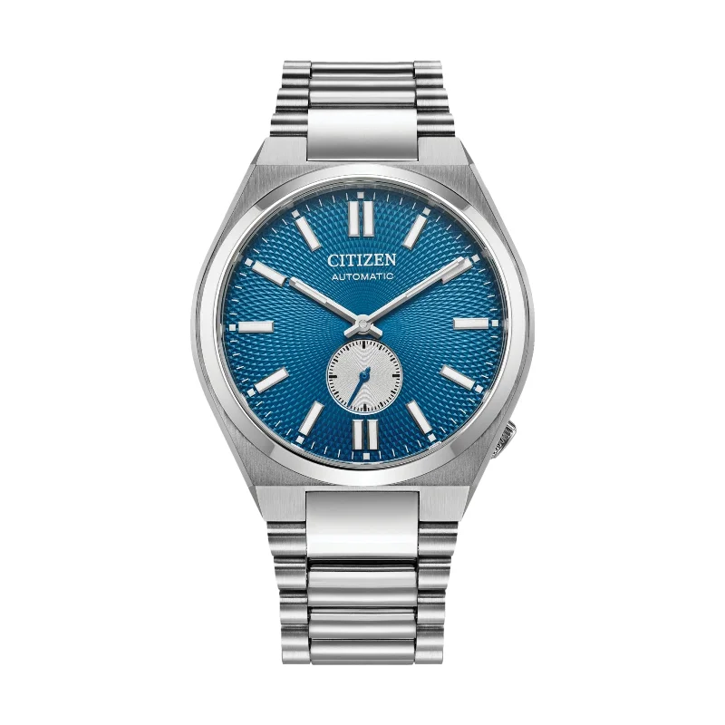 large face watches for men-Tsuyosa Small Seconds 40mm Blue