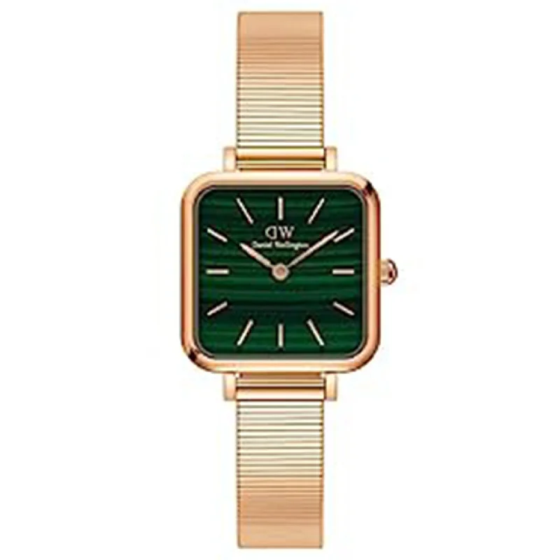 best gift watches for men-Quadro Studio Green & Rose Gold