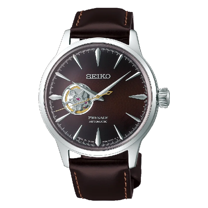 fitness tracking watches for men-Seiko Men's SSA407 Presage Cocktail Time