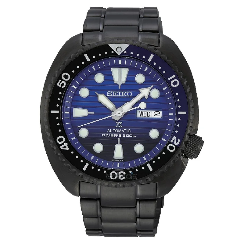 top rated watches for active women-Seiko Prospex Blue Dial Men 45mm