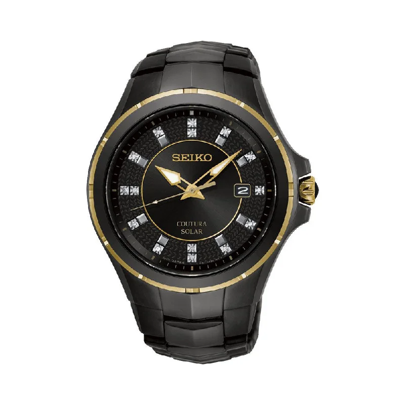 sporty digital watches for men with activity tracking-Seiko SNE506P9 Samay Analog Watch - For Men