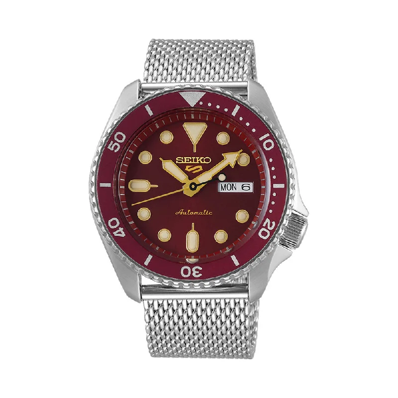 designer wristwatches for men with minimal detailing-SEIKO SRPD69K1 5 Sports Watch For Men