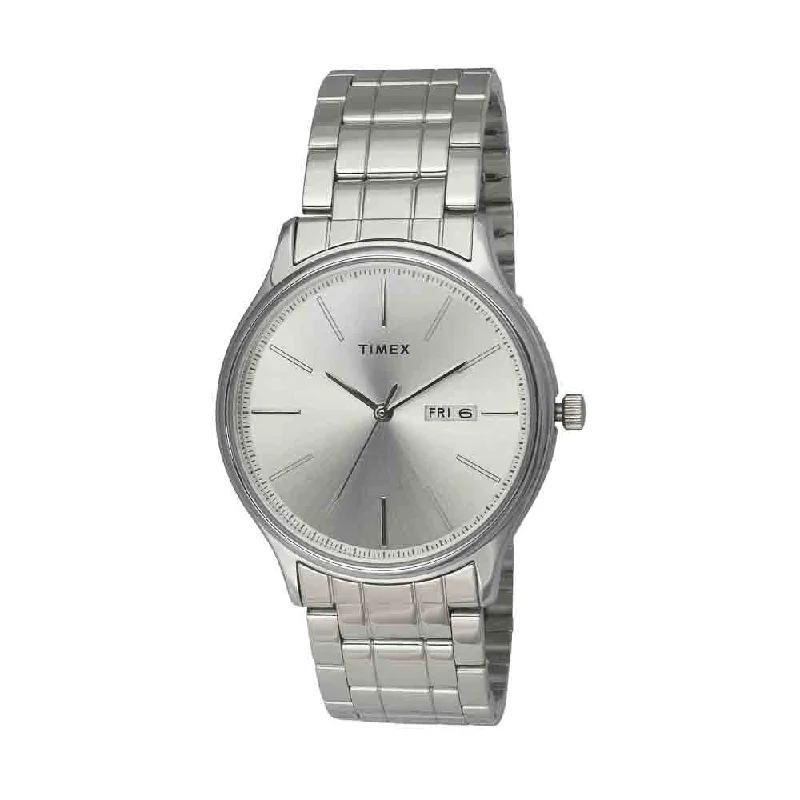 top sports watches for women-TG5-2 Series 3-Hand Day Date 38mm Stainless Steel Band